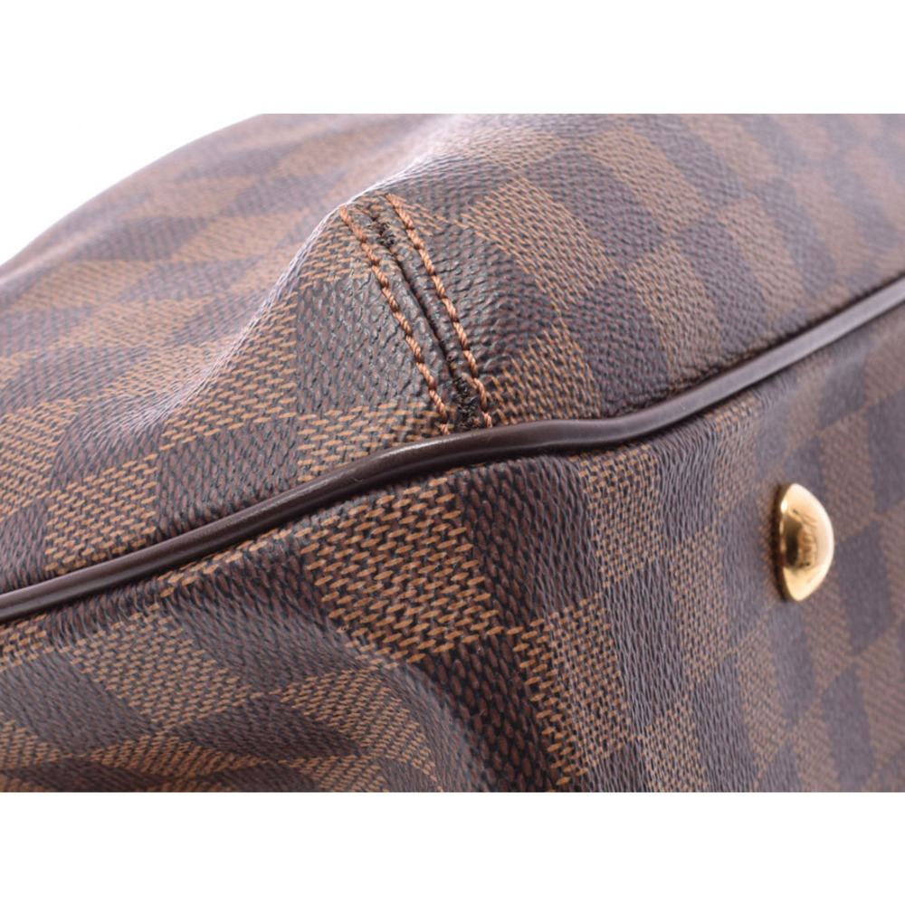 Louis Vuitton Grit Leather Bag Tote Damier Brown - Picture 6 of 11